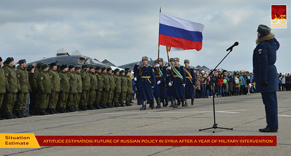 Attitude estimation-Future of Russian policy in Syria after a year of military intervention
