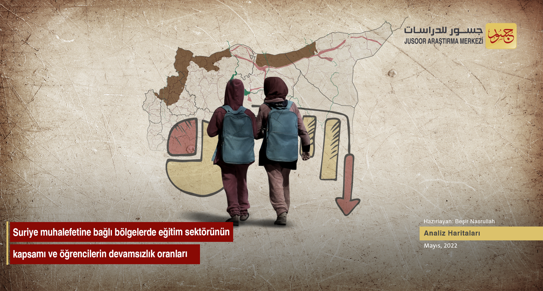 Suriye muhalefetine bağlı bölgelerde eğitim sektörünün kapsamı ve öğrencilerin devamsızlık oranları