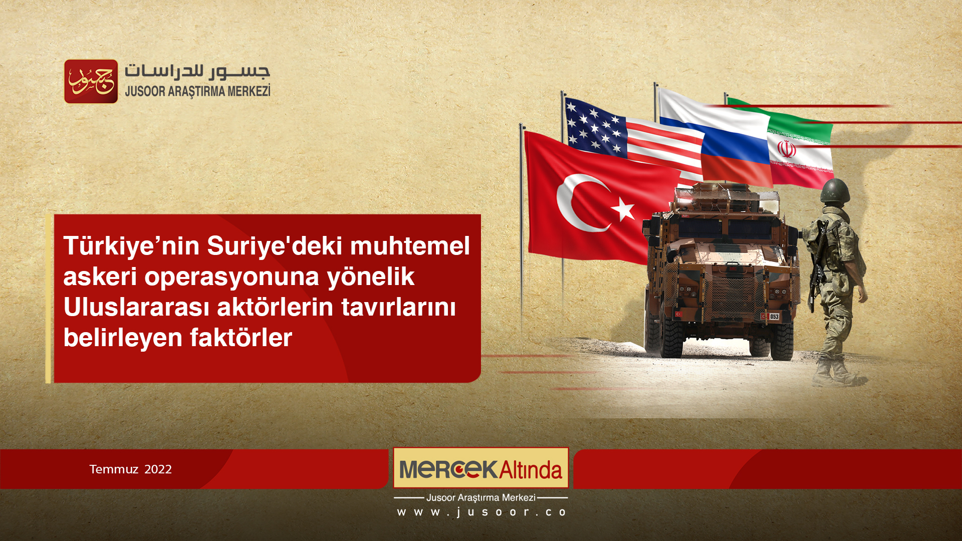 Türkiye’nin Suriye'deki muhtemel askeri operasyonuna yönelik Uluslararası aktörlerin tavırlarını belirleyen faktörler