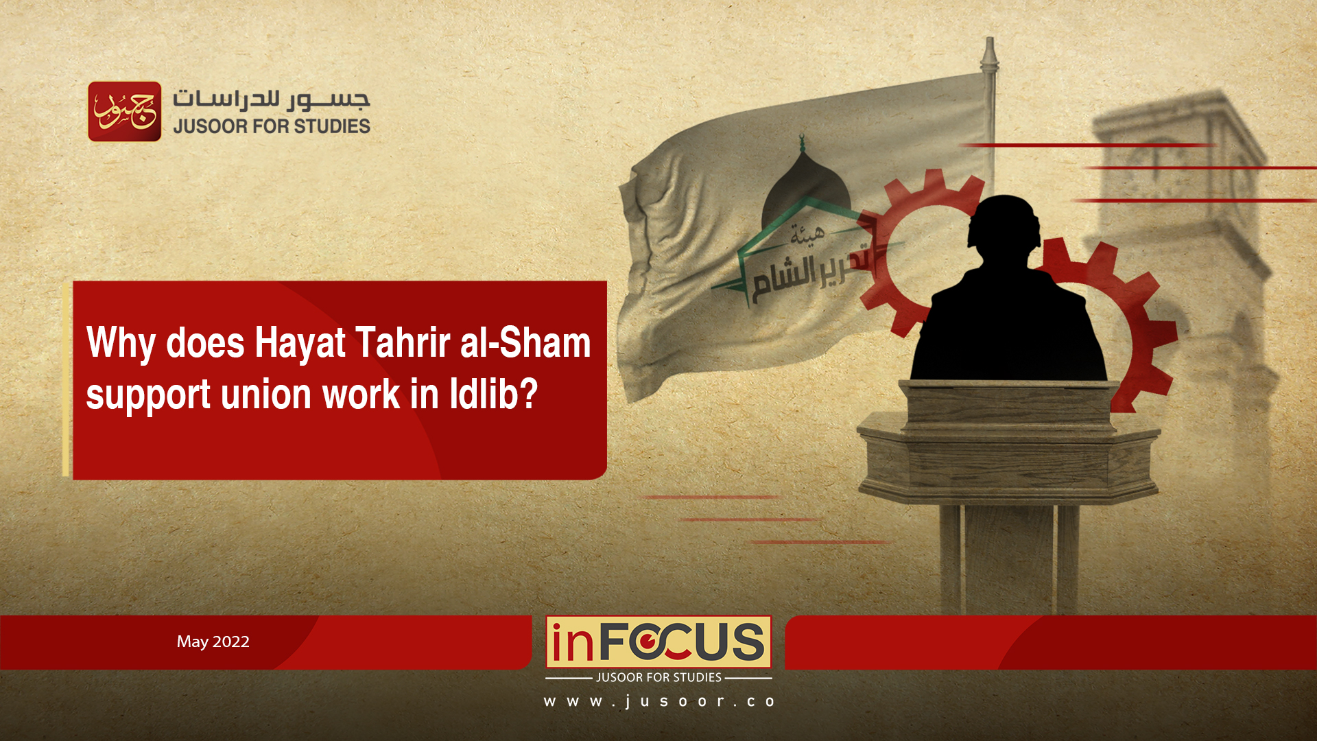 Why does Hayat Tahrir al-Sham support union work in Idlib